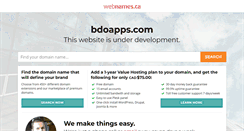 Desktop Screenshot of bdoapps.com