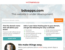 Tablet Screenshot of bdoapps.com